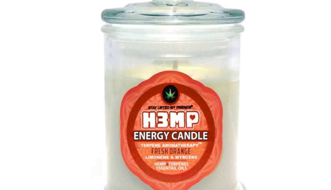 H3MP CANDLE IN JAR: FRESH ORANGE