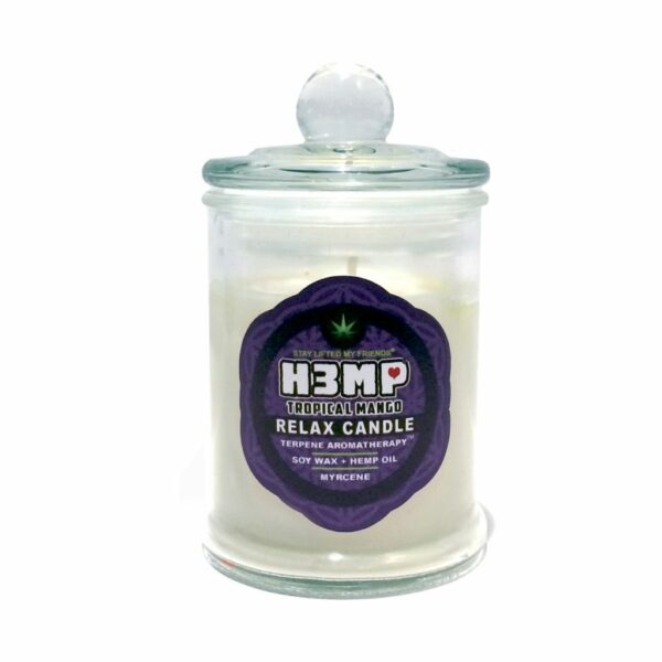 H3MP CANDLE IN JAR: TROPICAL MANGO