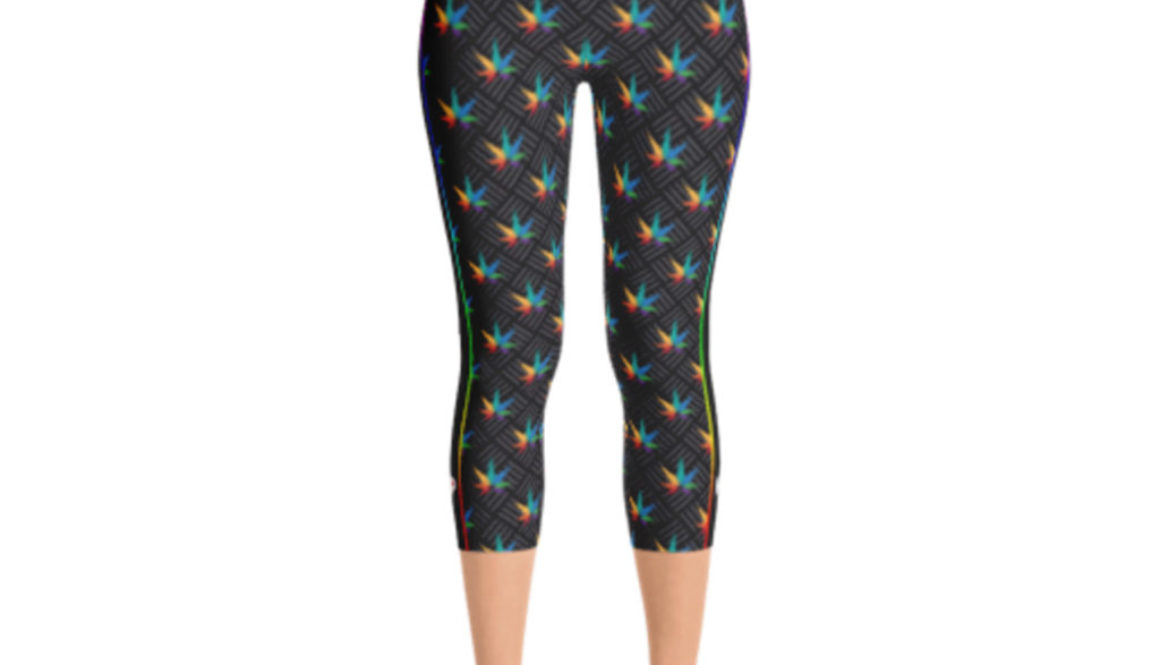 H3MP RAINBOW ALL-OVER CAPRI TOSSED PRINT